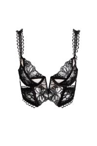 Swirly Floral Embroidered Bustier sold by For Love And Lemons