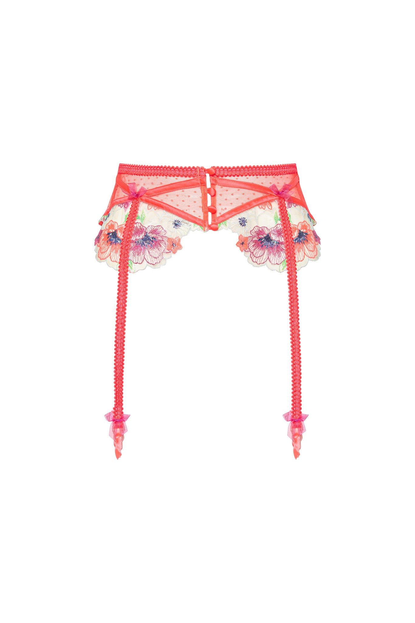 Shimmer Zinnia Embroidery Garter sold by For Love And Lemons product image thumbnail 7