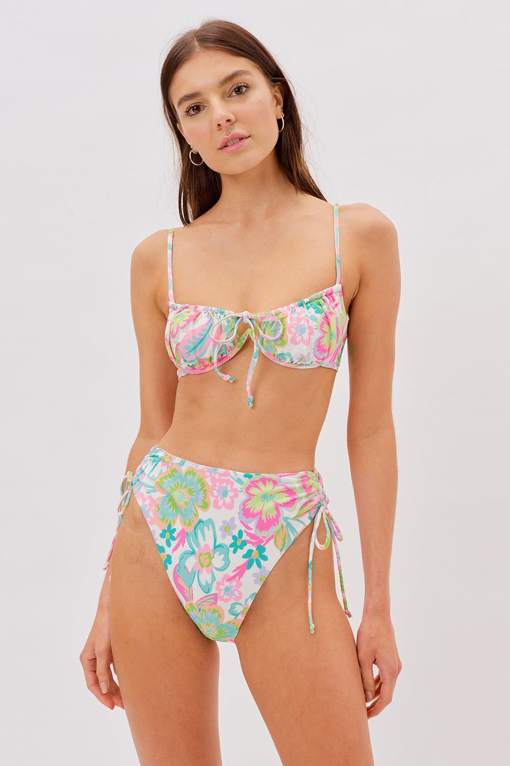 Capri Floral High-waist Bottom sold by For Love And Lemons product image thumbnail 2