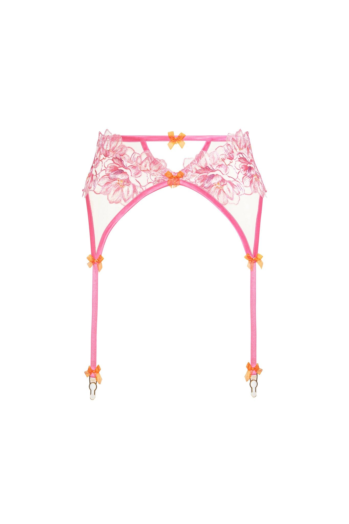 Hibiscus Embroidery Garter Belt sold by For Love And Lemons