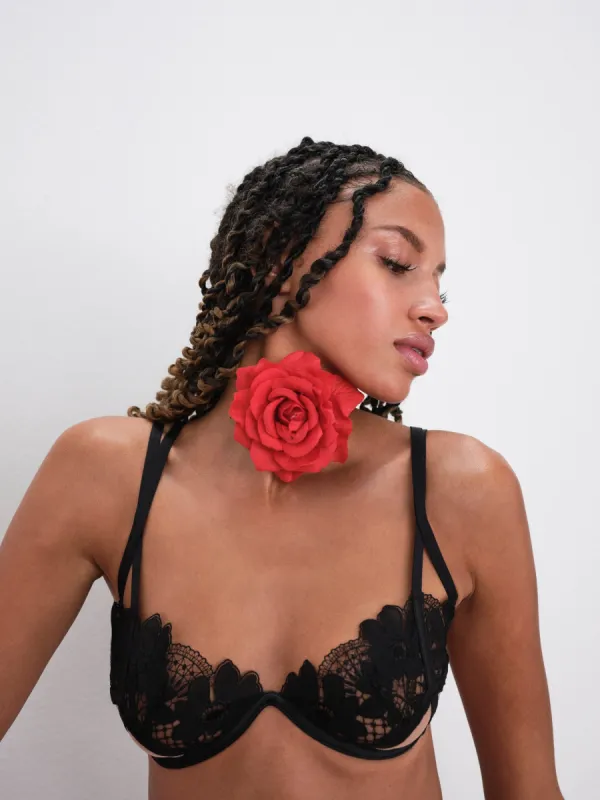 Aimee Floral Underwire Bra sold by For Love And Lemons