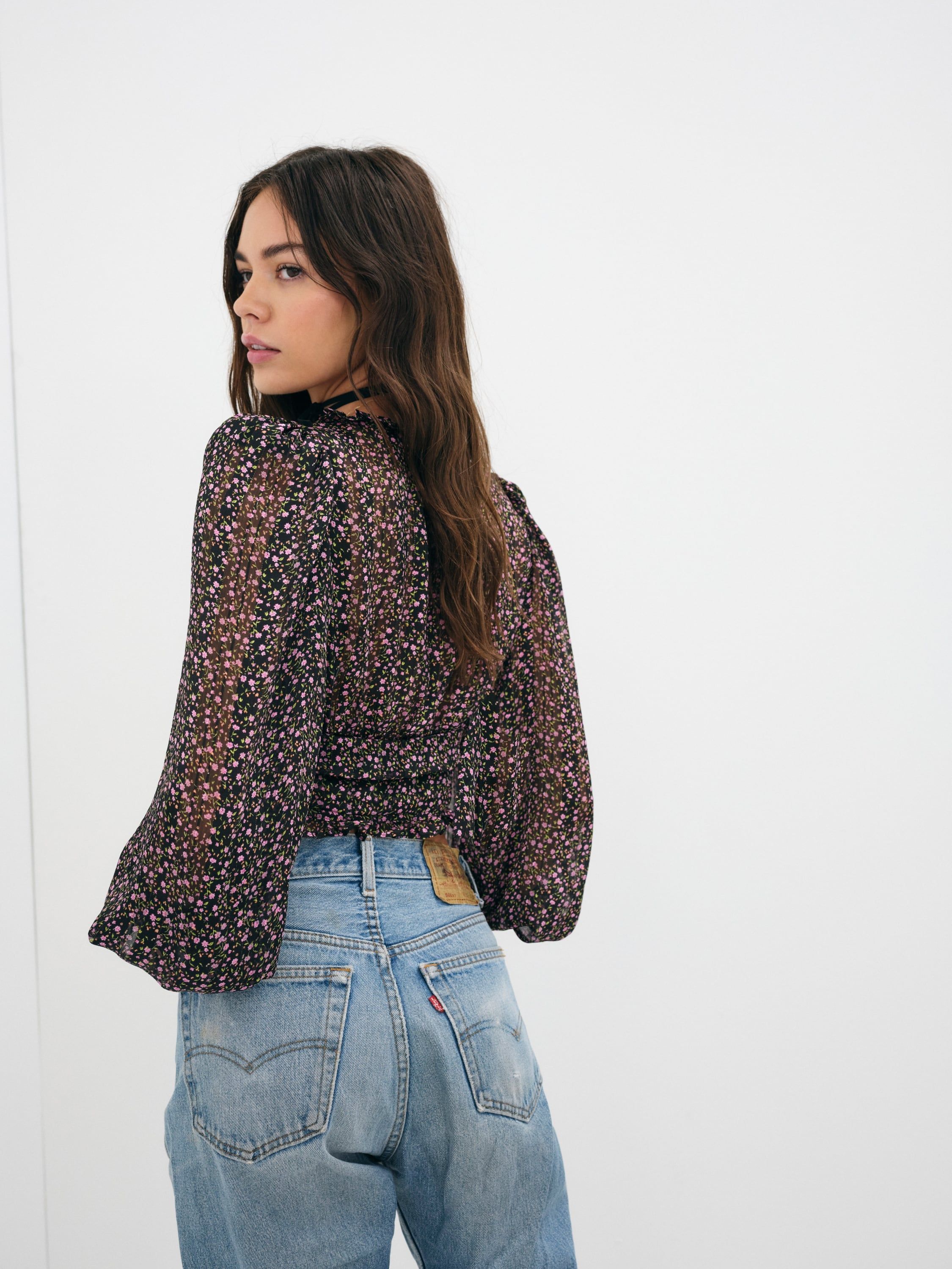 Natalie Crop Top sold by For Love And Lemons product image thumbnail 2