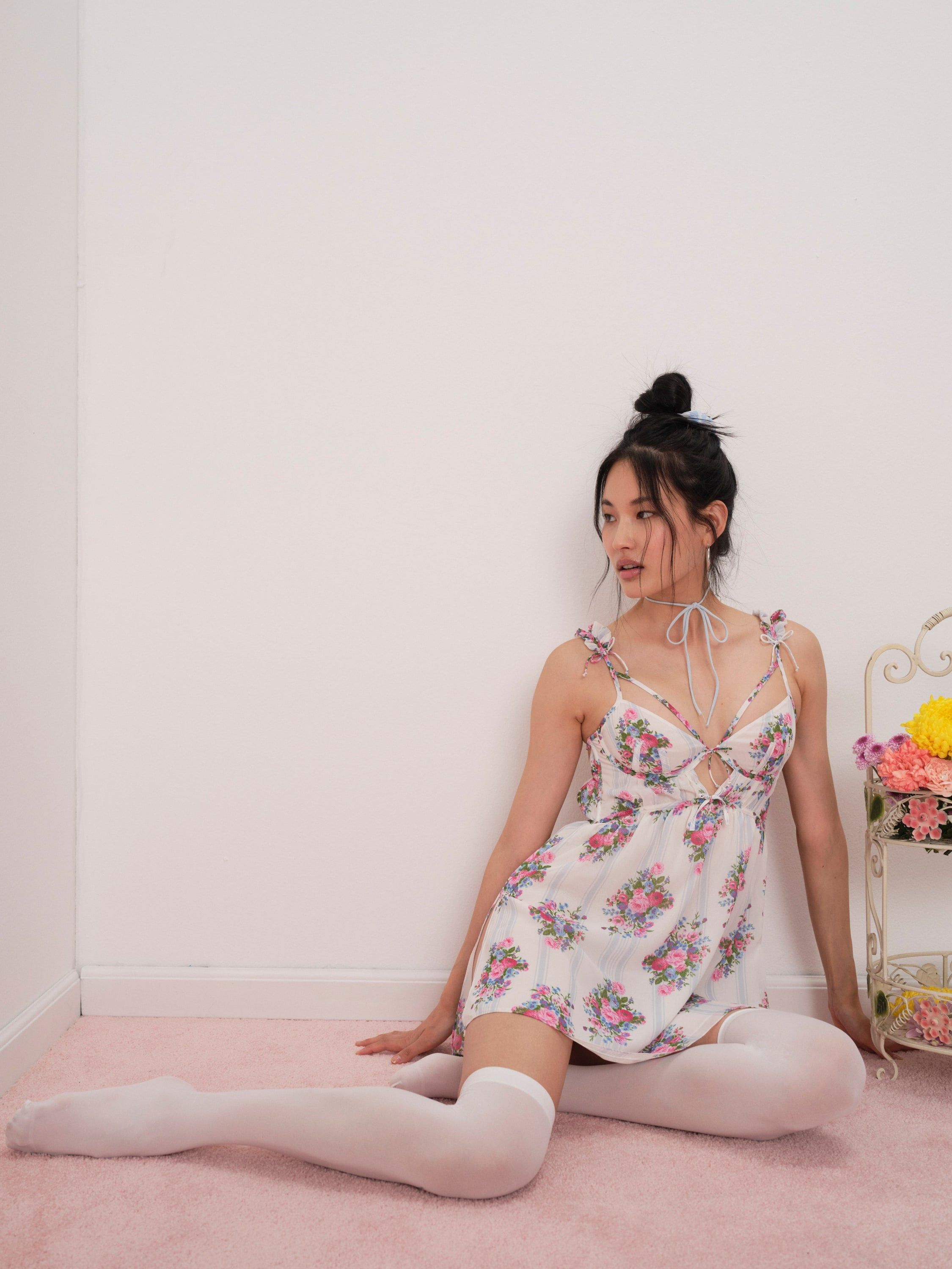 Lailah Slip Dress sold by For Love And Lemons product image thumbnail 3