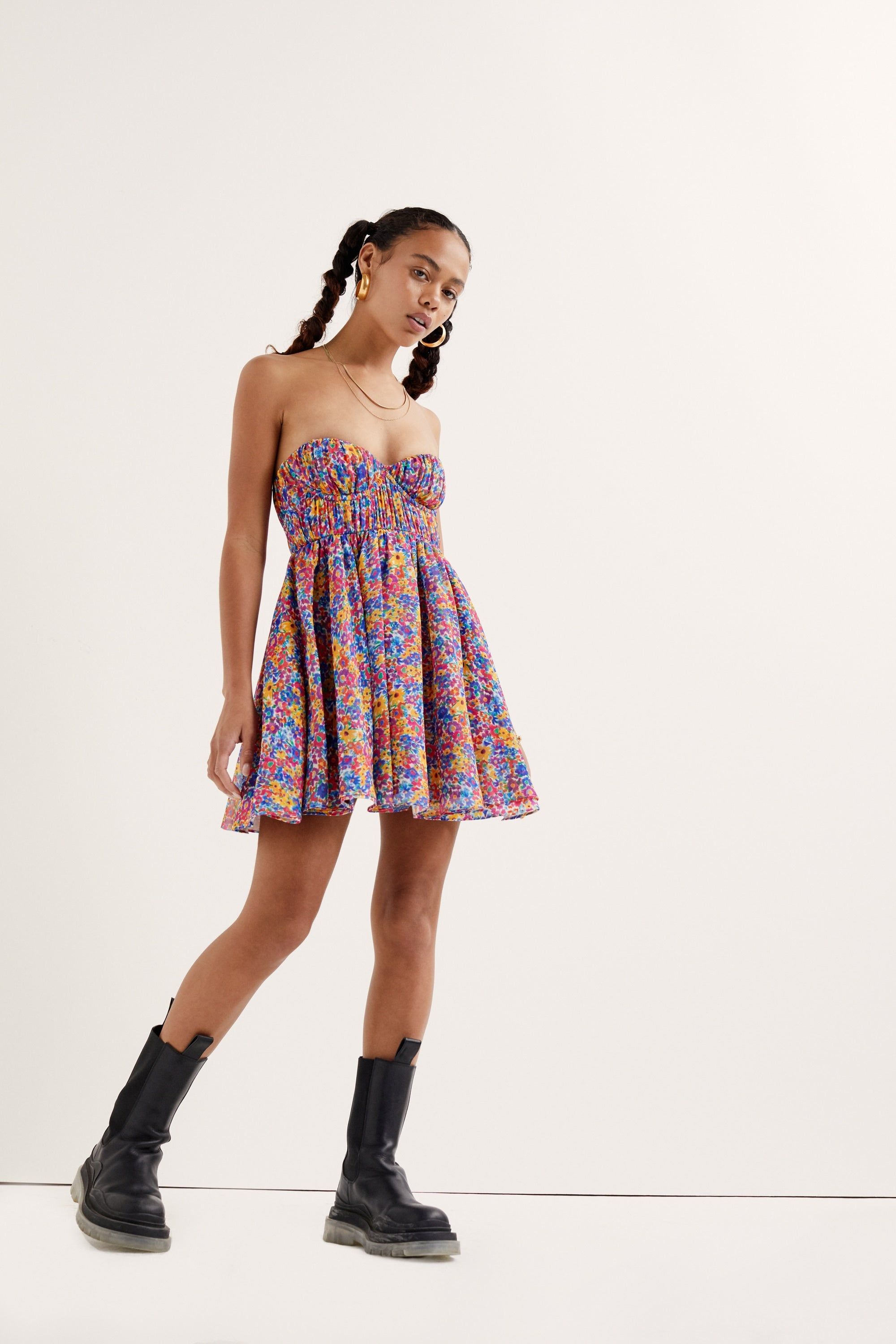 Sasha Strapless Mini Dress sold by For Love And Lemons product image thumbnail 3