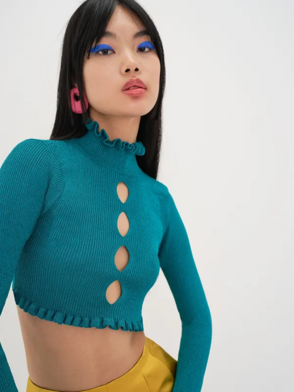 Lorelei Cropped Sweater sold by For Love And Lemons