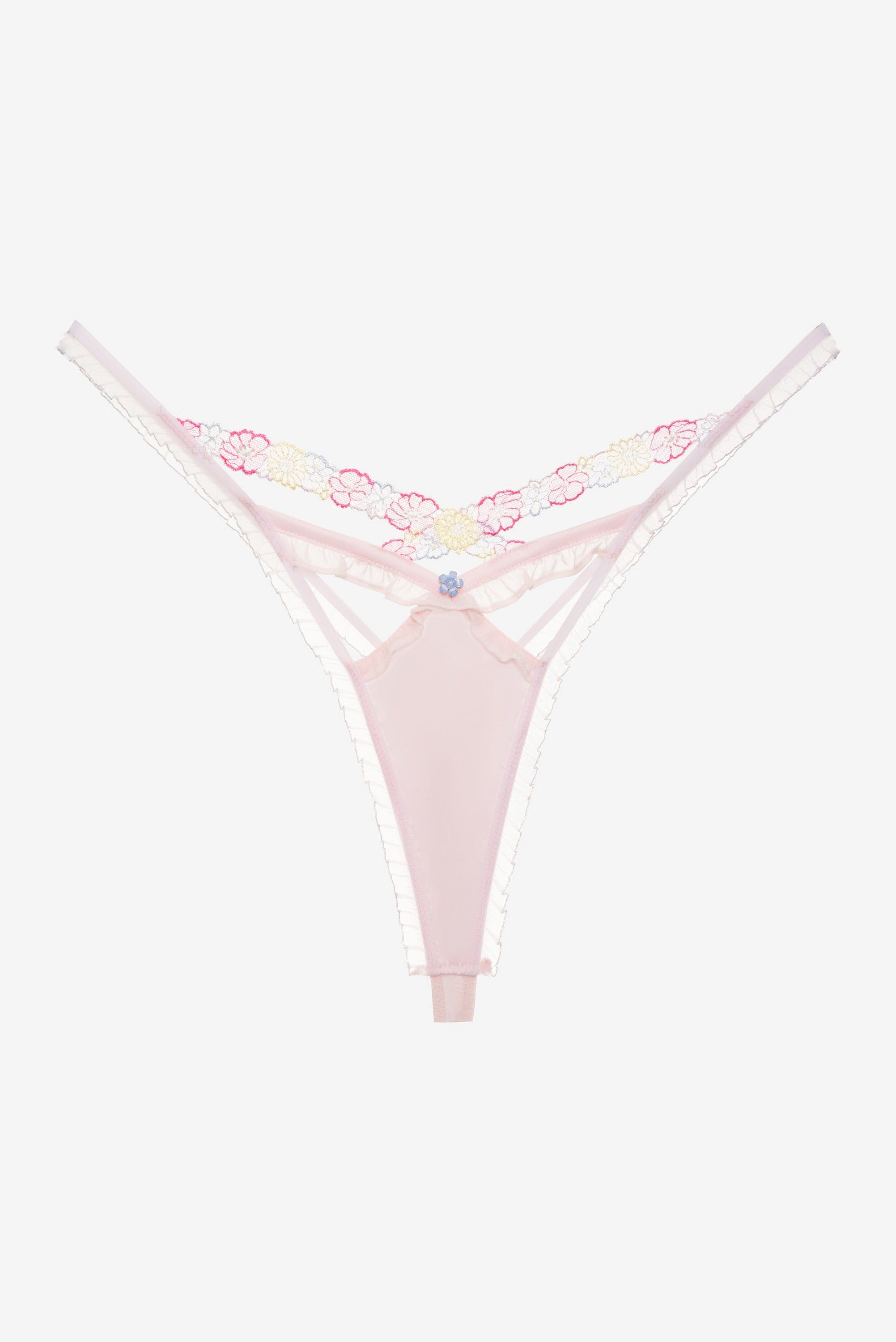 Greenhouse Garden Thong Panty sold by For Love And Lemons