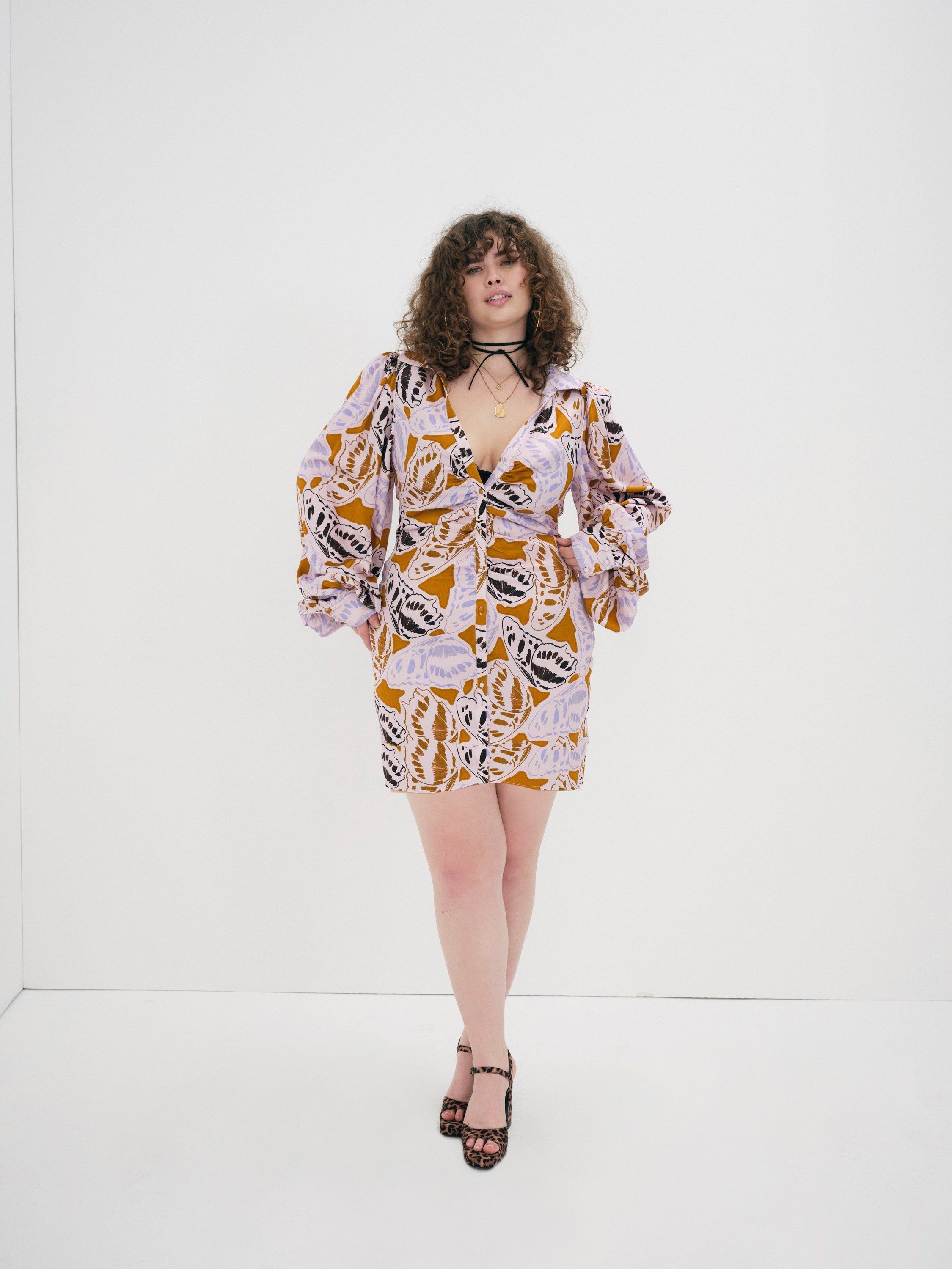 Esmeralda Mini Dress sold by For Love And Lemons product image thumbnail 5