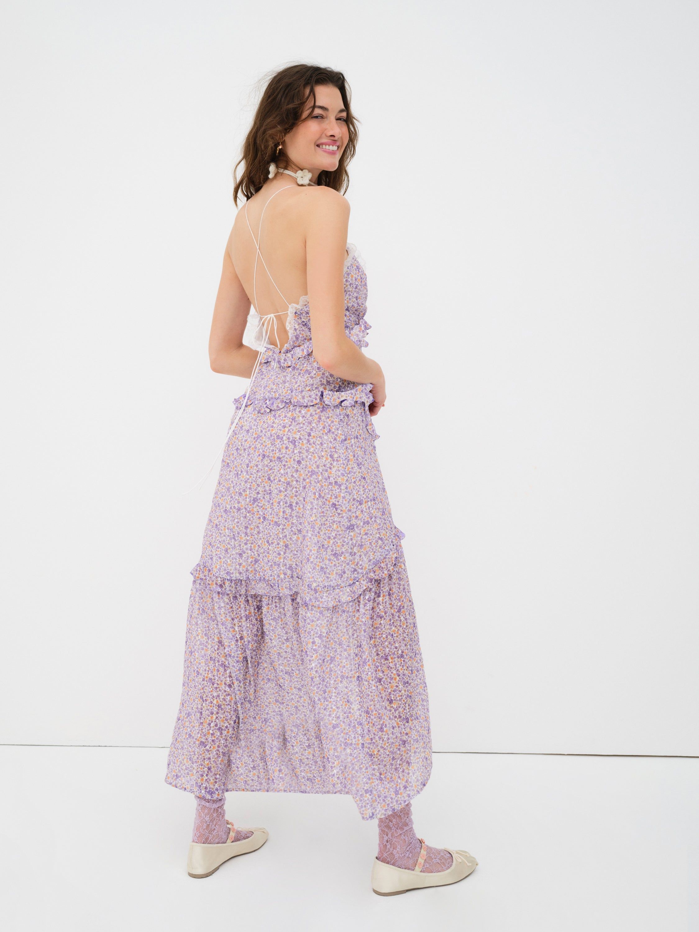 Cayne Maxi Dress sold by For Love And Lemons product image thumbnail 3