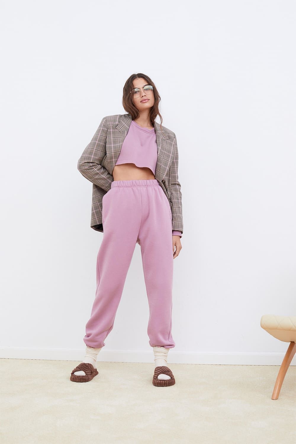 Josie Cropped Sweatshirt sold by For Love And Lemons product image thumbnail 4