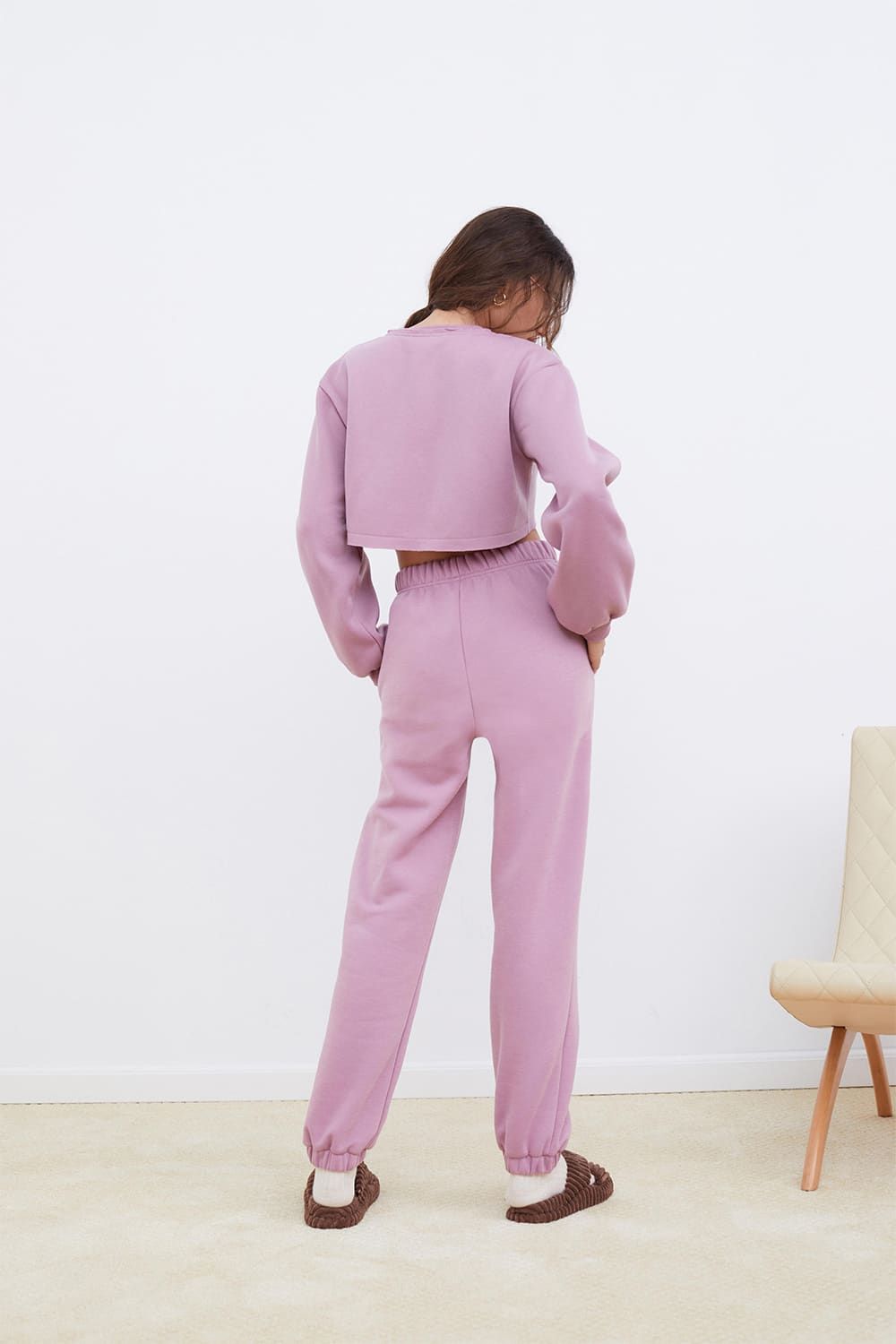 Josie Cropped Sweatshirt sold by For Love And Lemons product image thumbnail 5