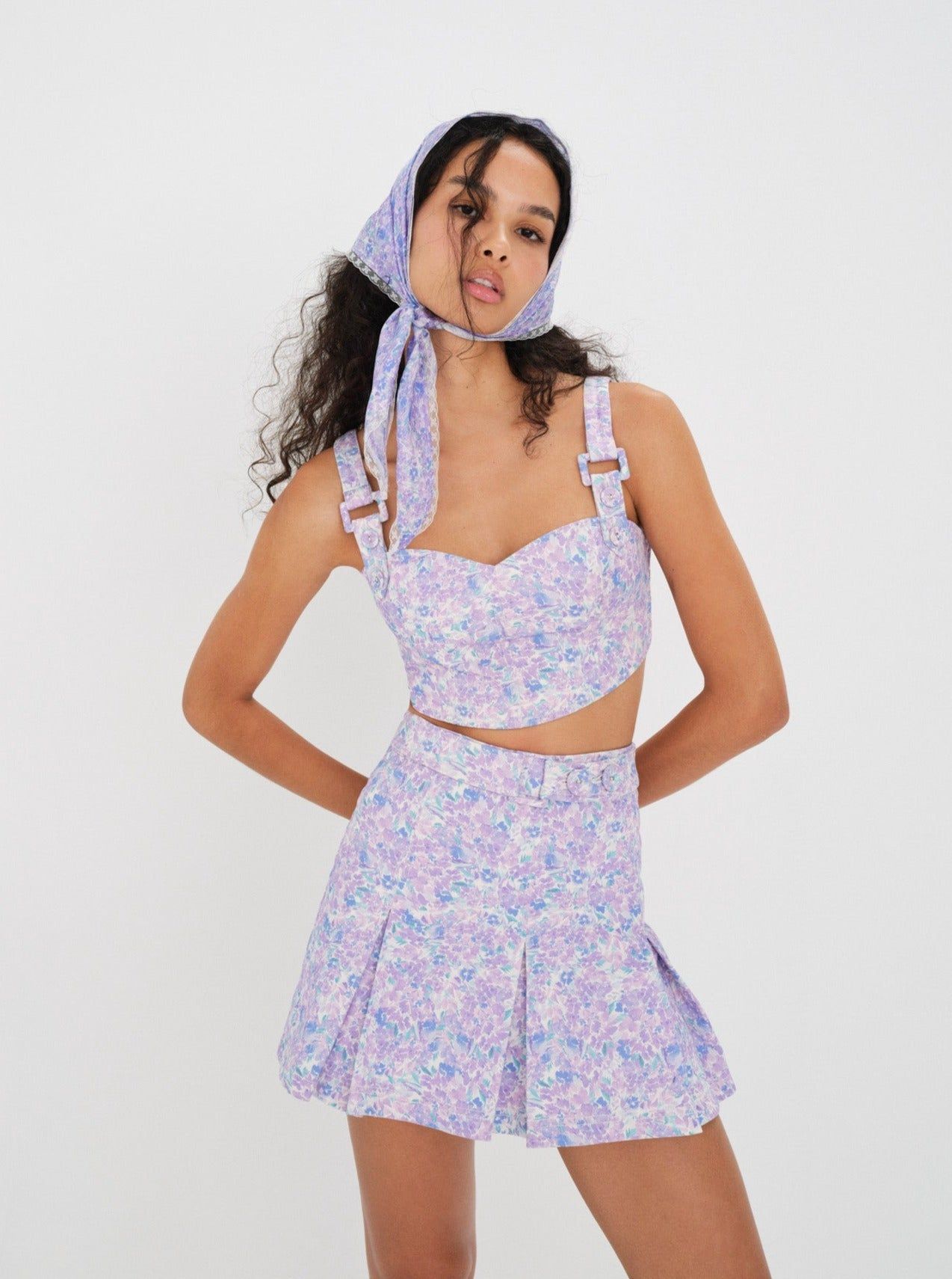 Marlo Mini Skirt sold by For Love And Lemons product image thumbnail 2