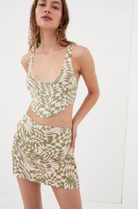 Aiko Mini Skirt sold by For Love And Lemons