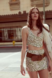 Aiko Mini Skirt sold by For Love And Lemons
