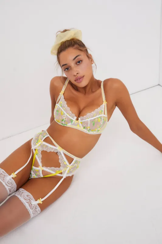 Lemon Daisy Garter Belt sold by For Love And Lemons