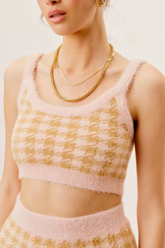 Cher Crop Tank Sweater sold by For Love And Lemons