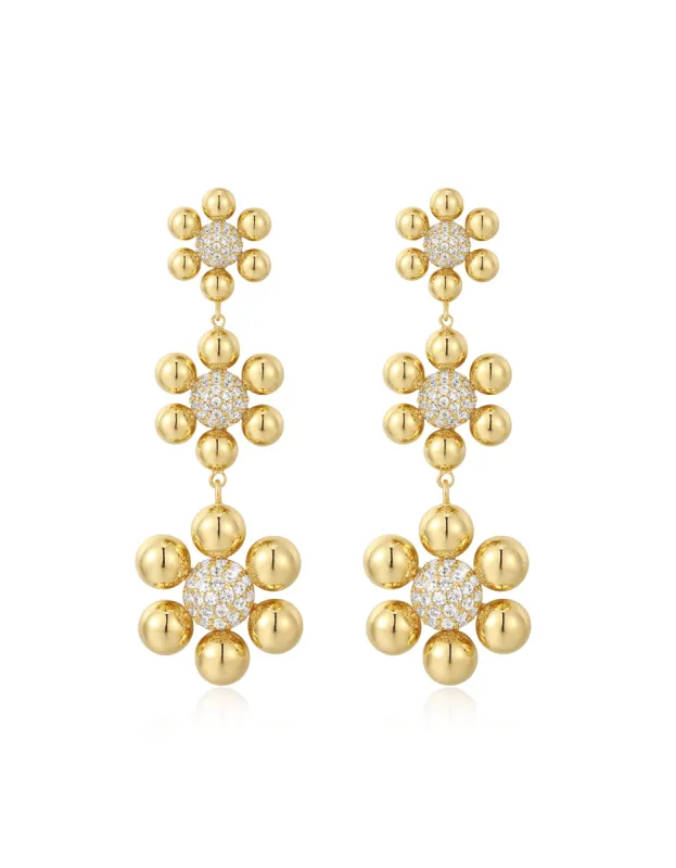 Luv Aj x FL&L Daisy Statement Earrings sold by For Love And Lemons