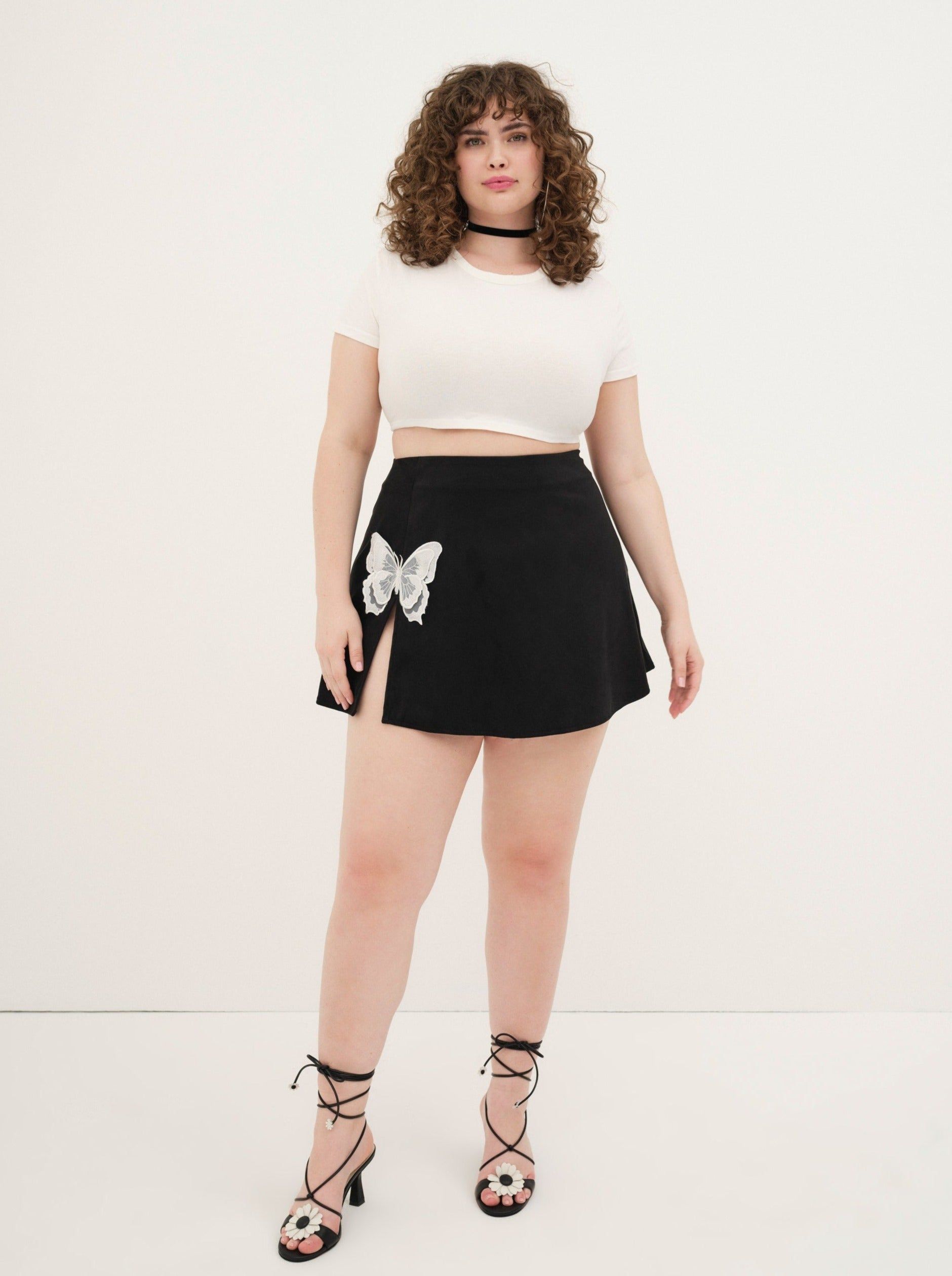 Auden Mini Skirt sold by For Love And Lemons product image thumbnail 6