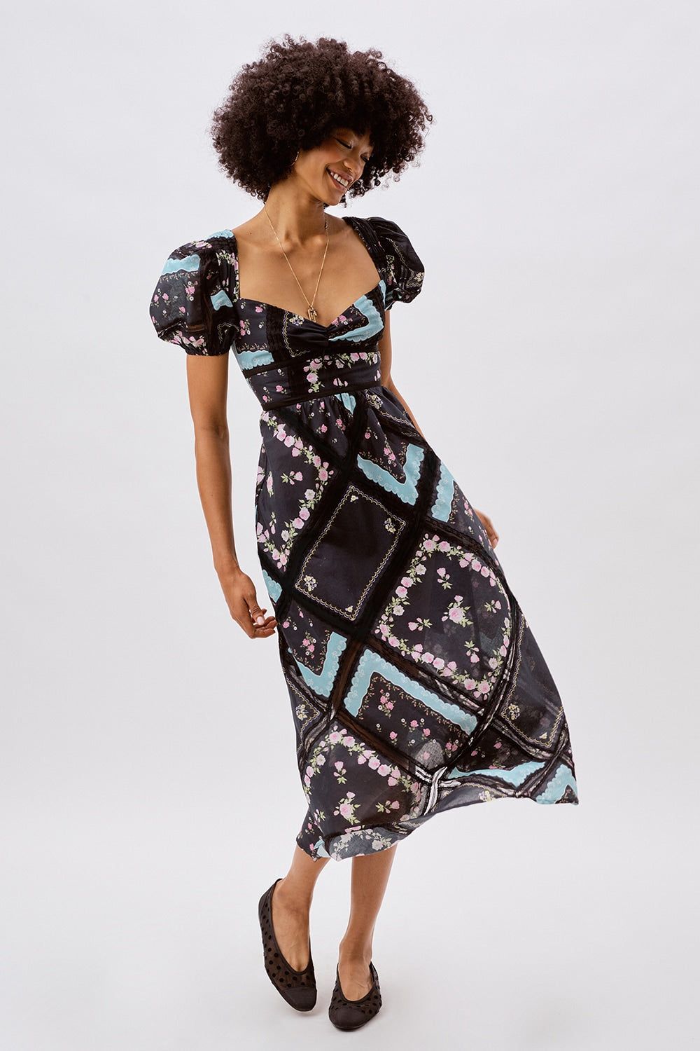 Margaret Midi Dress sold by For Love And Lemons product image thumbnail 4