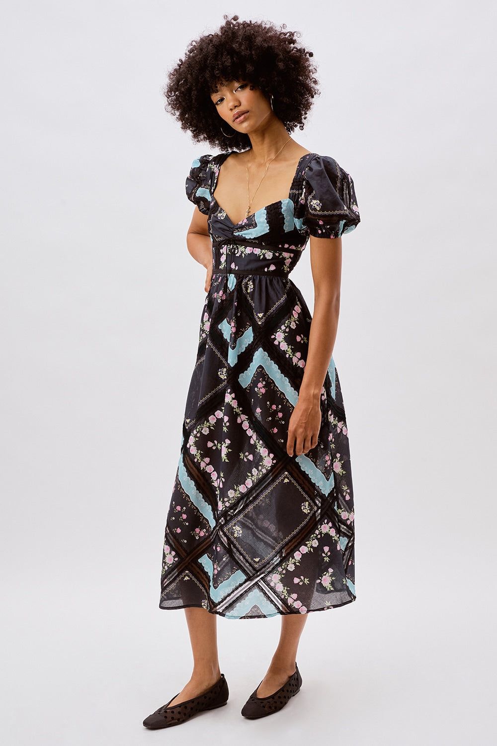 Margaret Midi Dress sold by For Love And Lemons