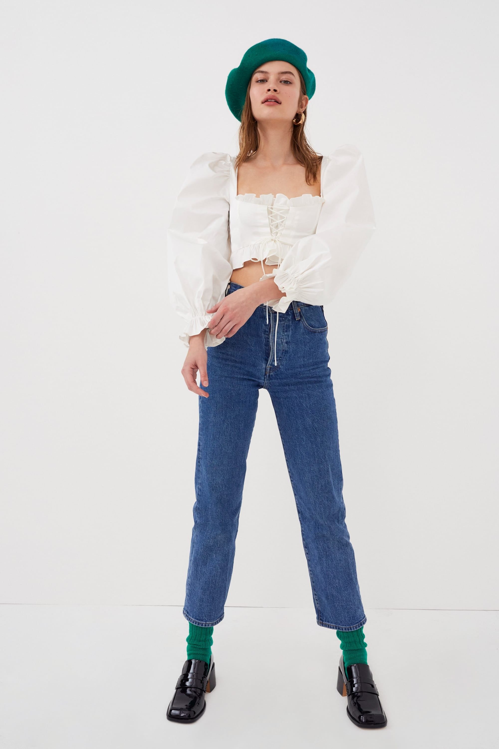 Heather Long Sleeve Corset Top sold by For Love And Lemons product image thumbnail 2