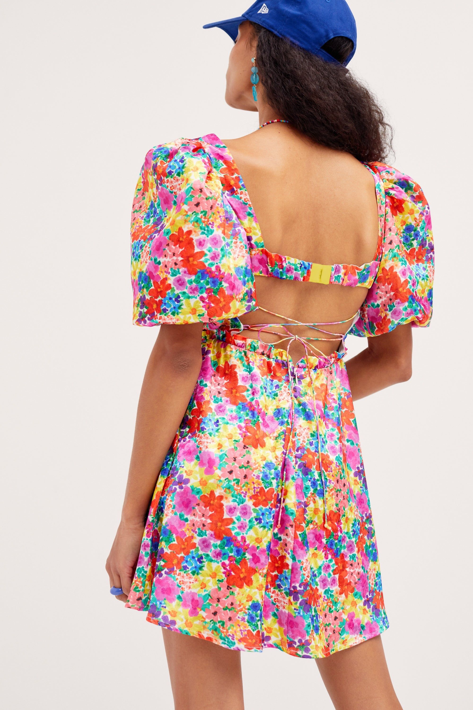 Merrill Puff Sleeve Mini Dress sold by For Love And Lemons product image thumbnail 2