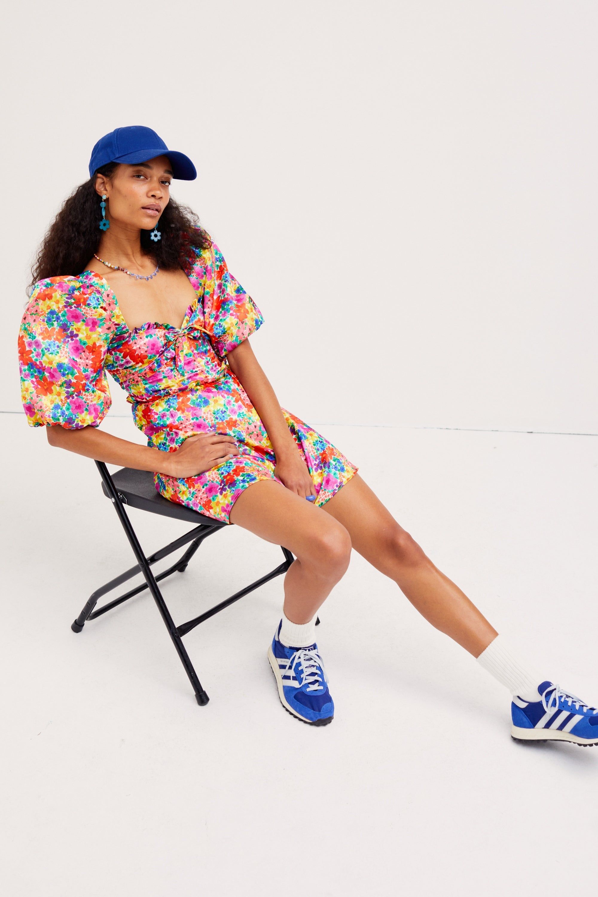 Merrill Puff Sleeve Mini Dress sold by For Love And Lemons product image thumbnail 4