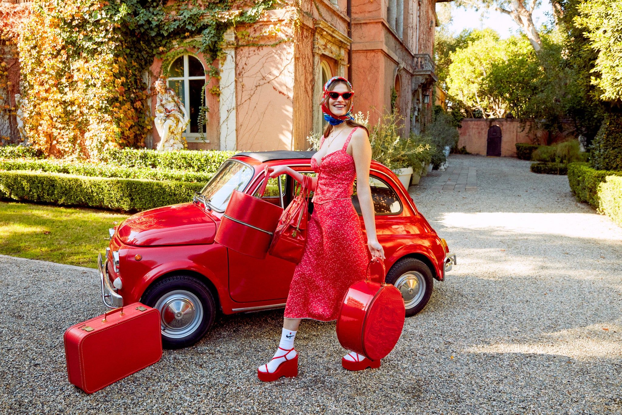 Barbera Midi Skirt sold by For Love And Lemons product image thumbnail 6