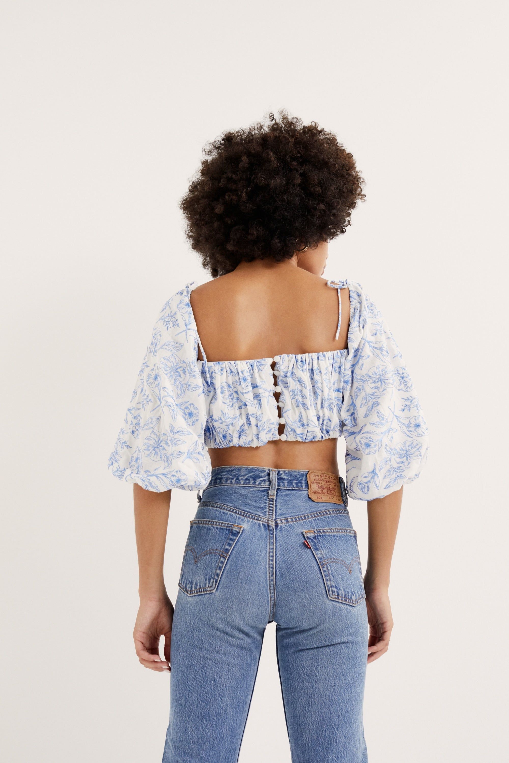 Maisie Crop Top sold by For Love And Lemons product image thumbnail 3
