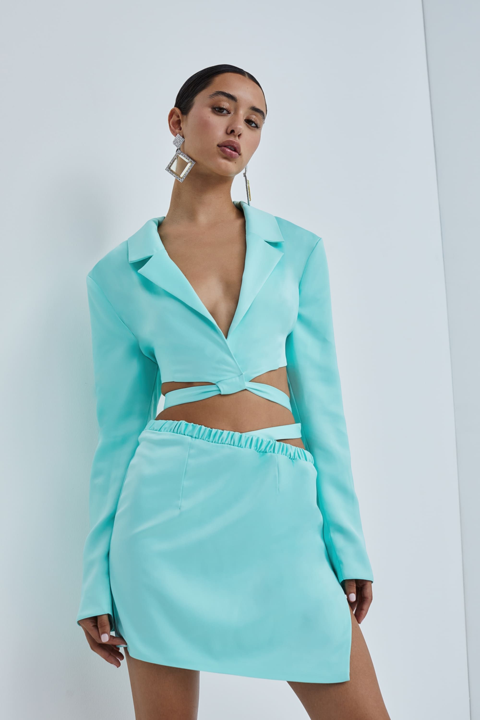 Marie Cropped Blazer sold by For Love And Lemons product image thumbnail 5