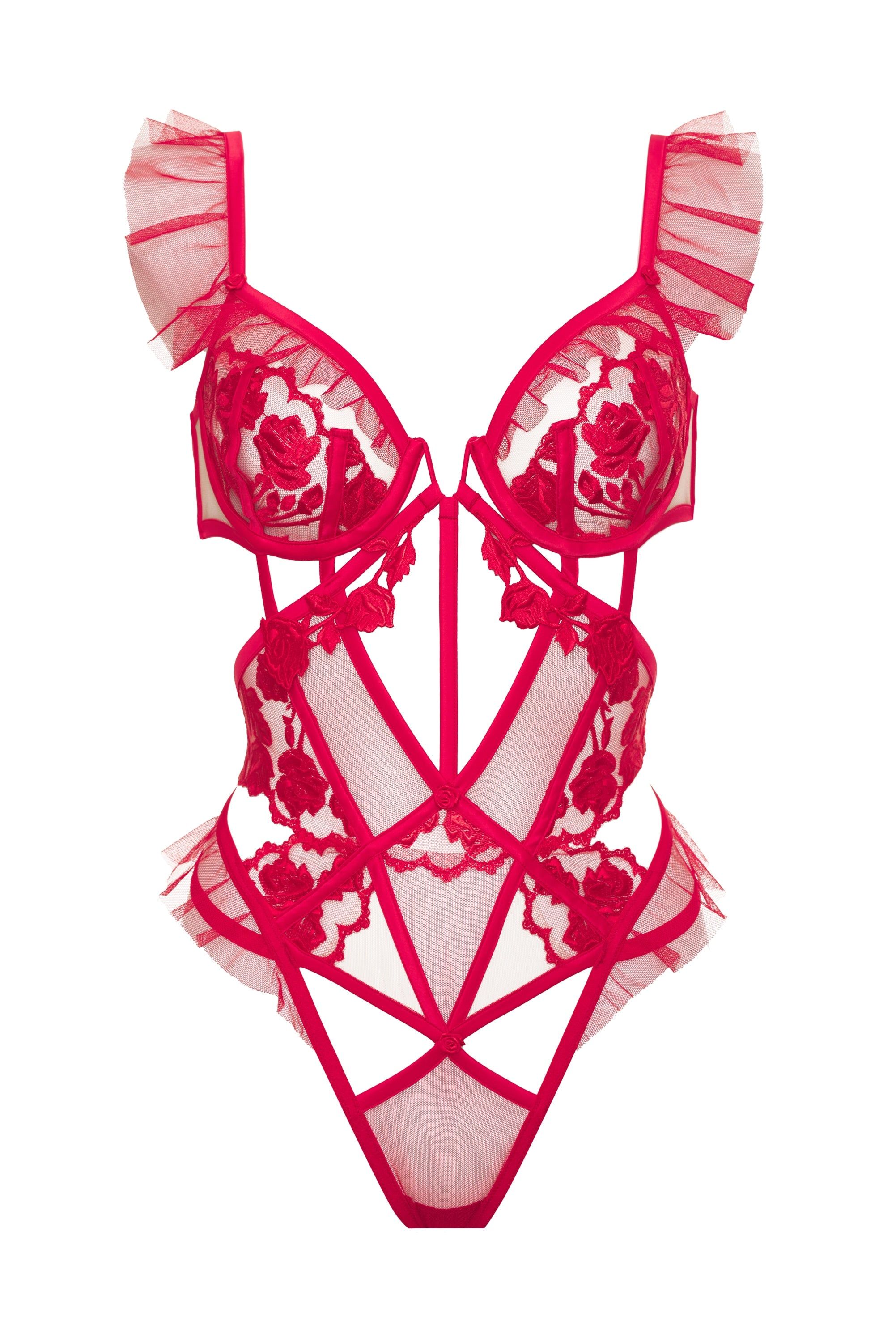 Romantic Roses Teddy sold by For Love And Lemons