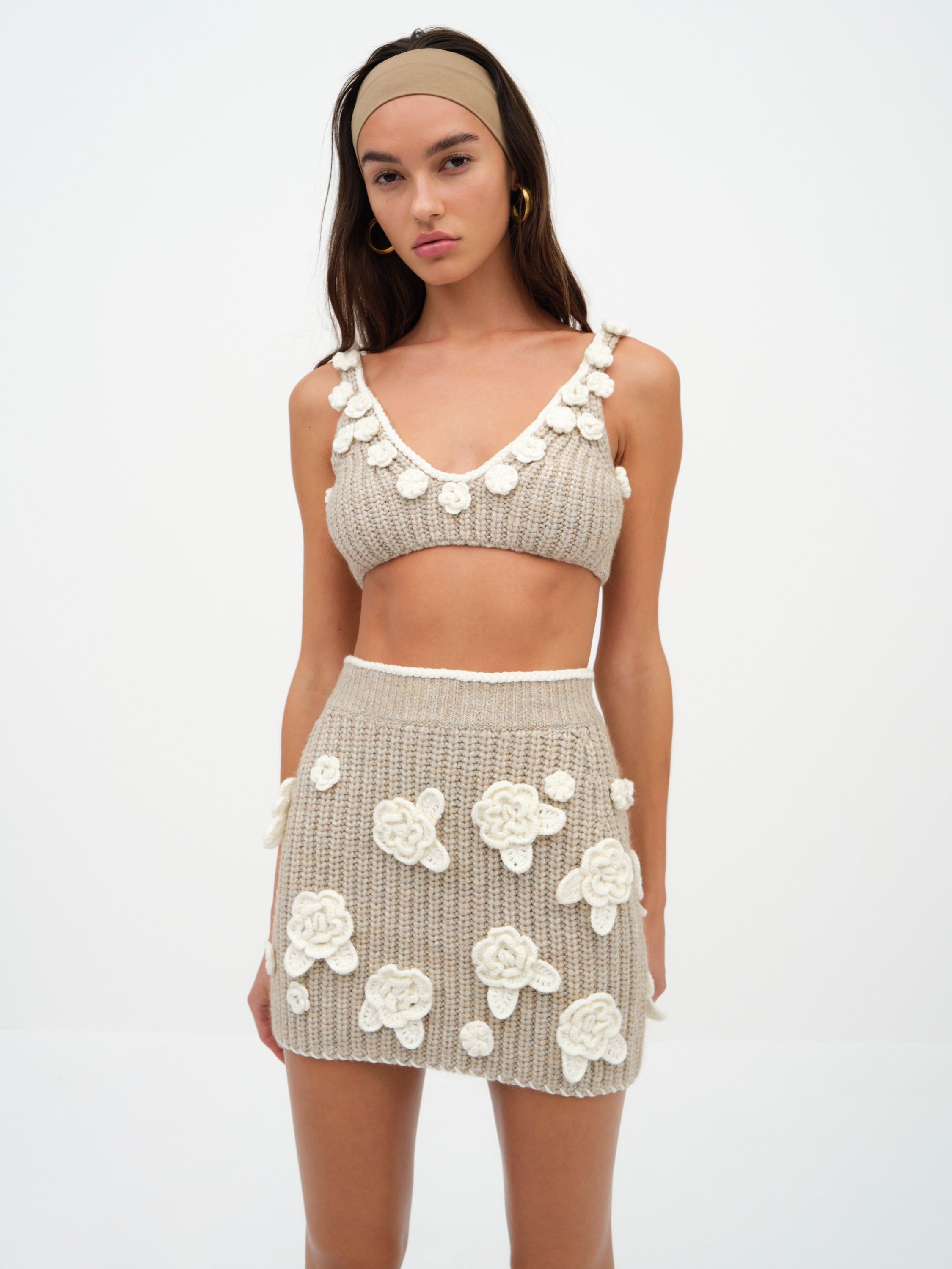 Ivy Mini Skirt sold by For Love And Lemons