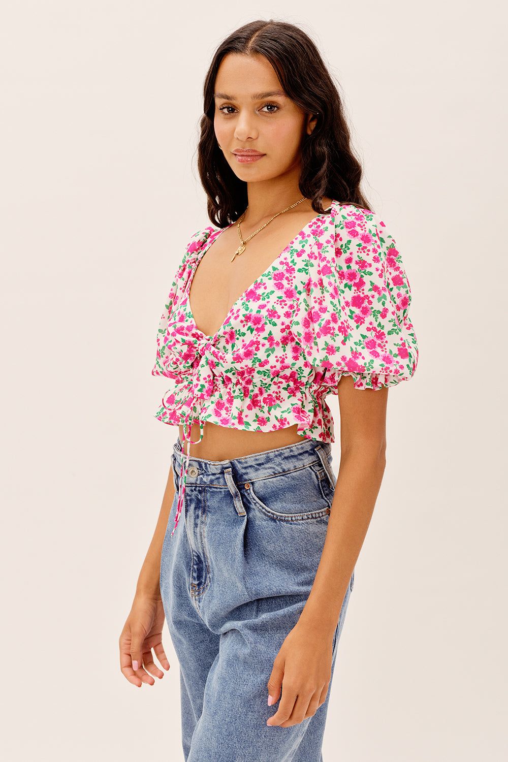 Petal Blouse sold by For Love And Lemons product image thumbnail 7