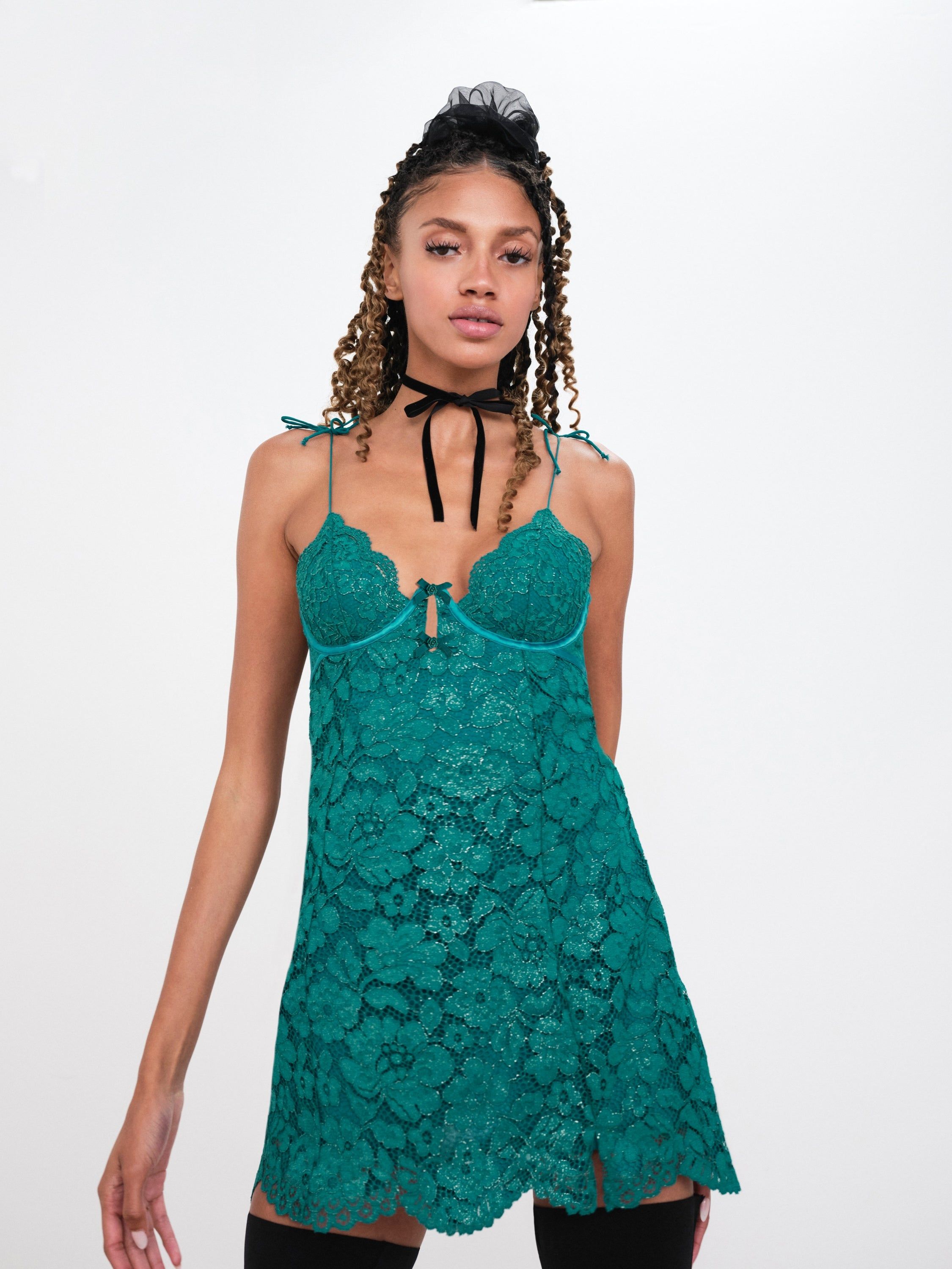 Creamsicle Lace Slip Dress | Parallel
