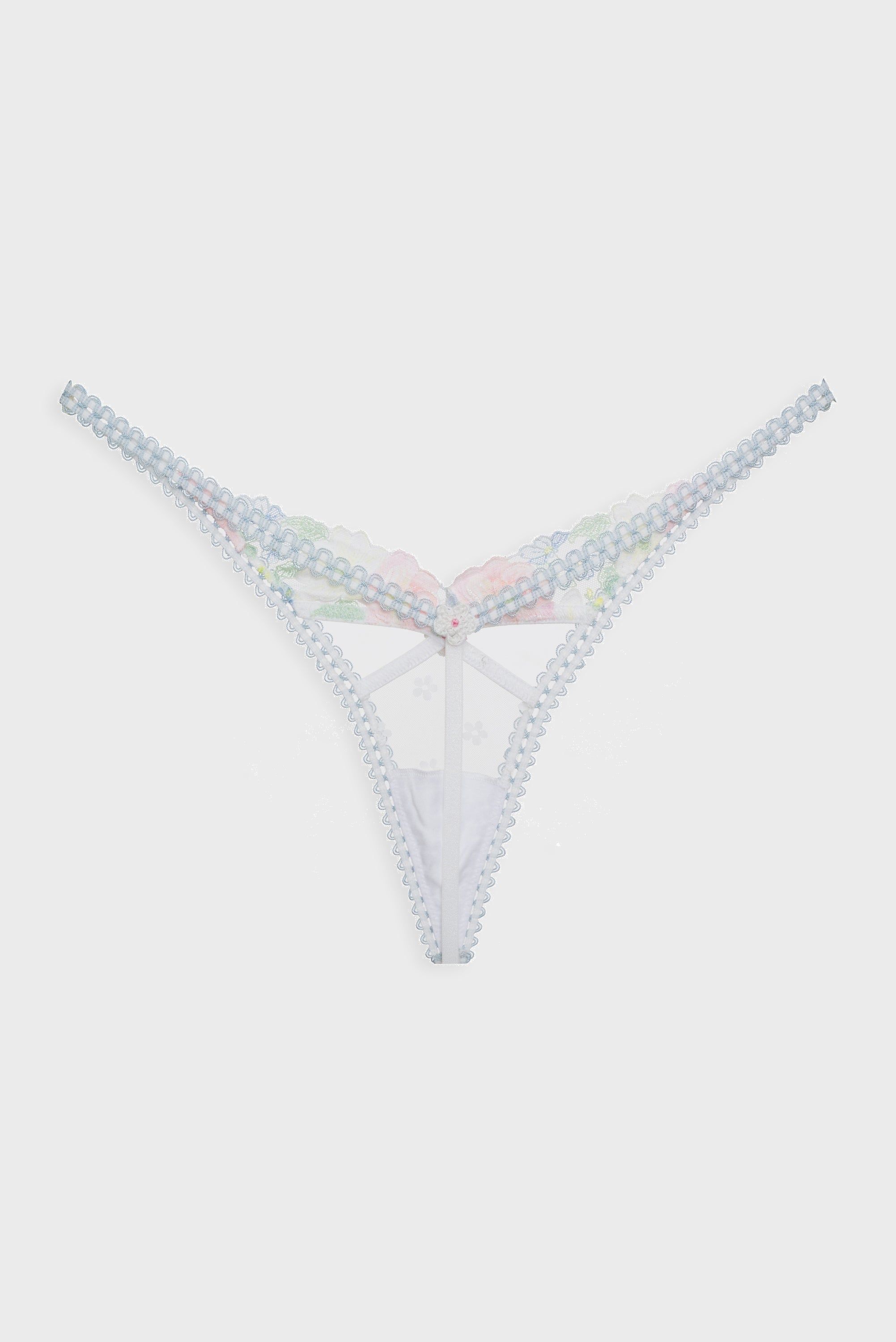 Daisy Blossom Thong Panty sold by For Love And Lemons product image thumbnail 5