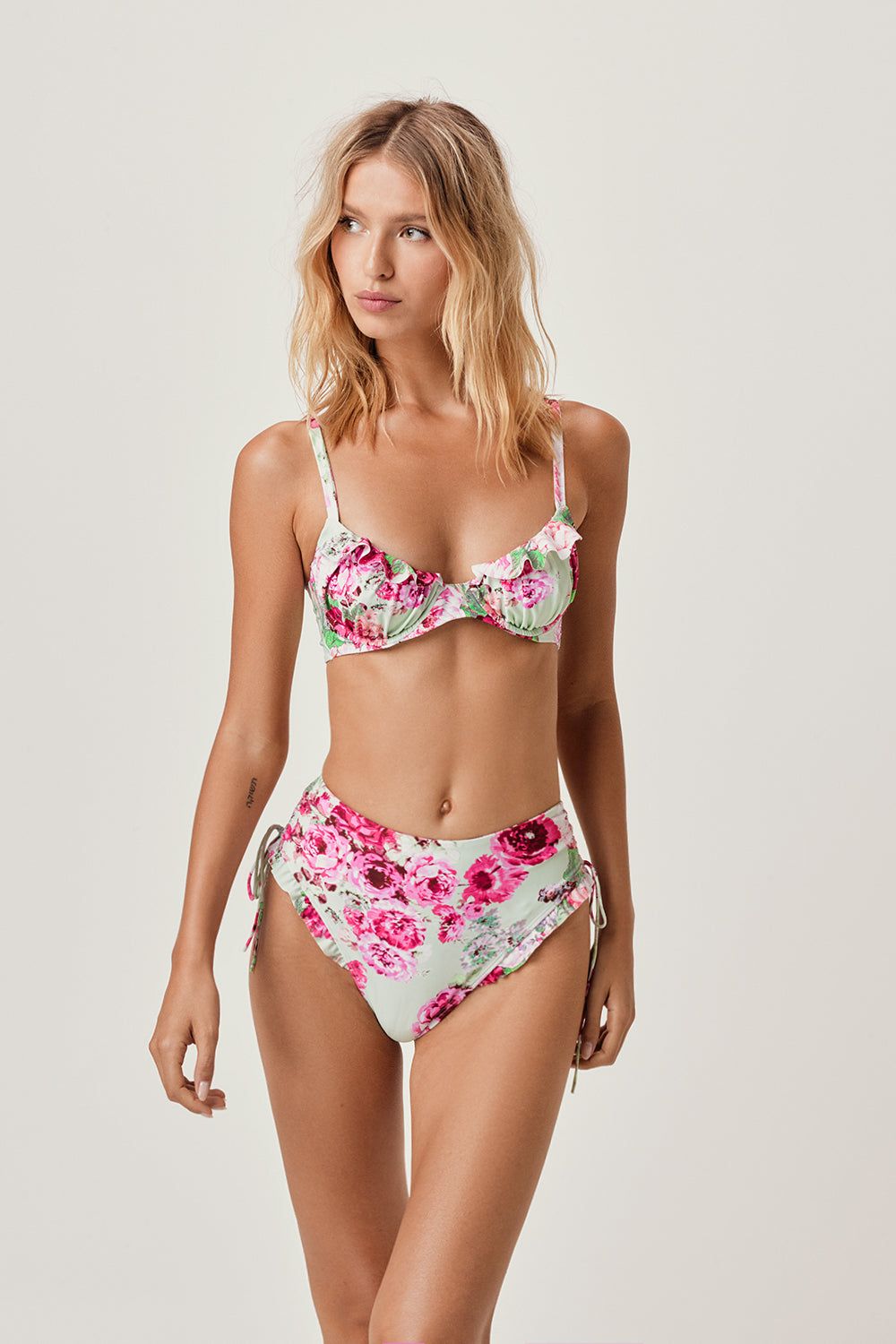 Spring Garden Hi Waist Bottom sold by For Love And Lemons