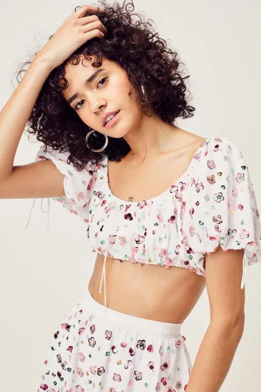 Cold Hearted Crop Top sold by For Love And Lemons