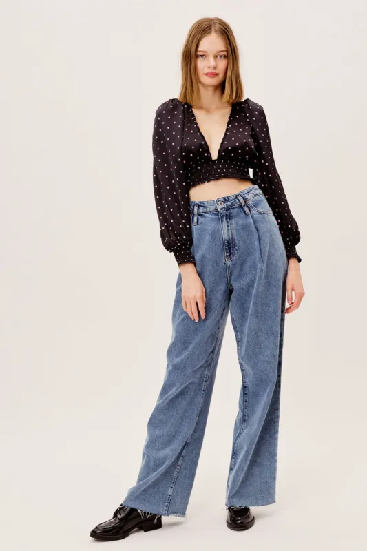 Carissa Crop Top sold by For Love And Lemons