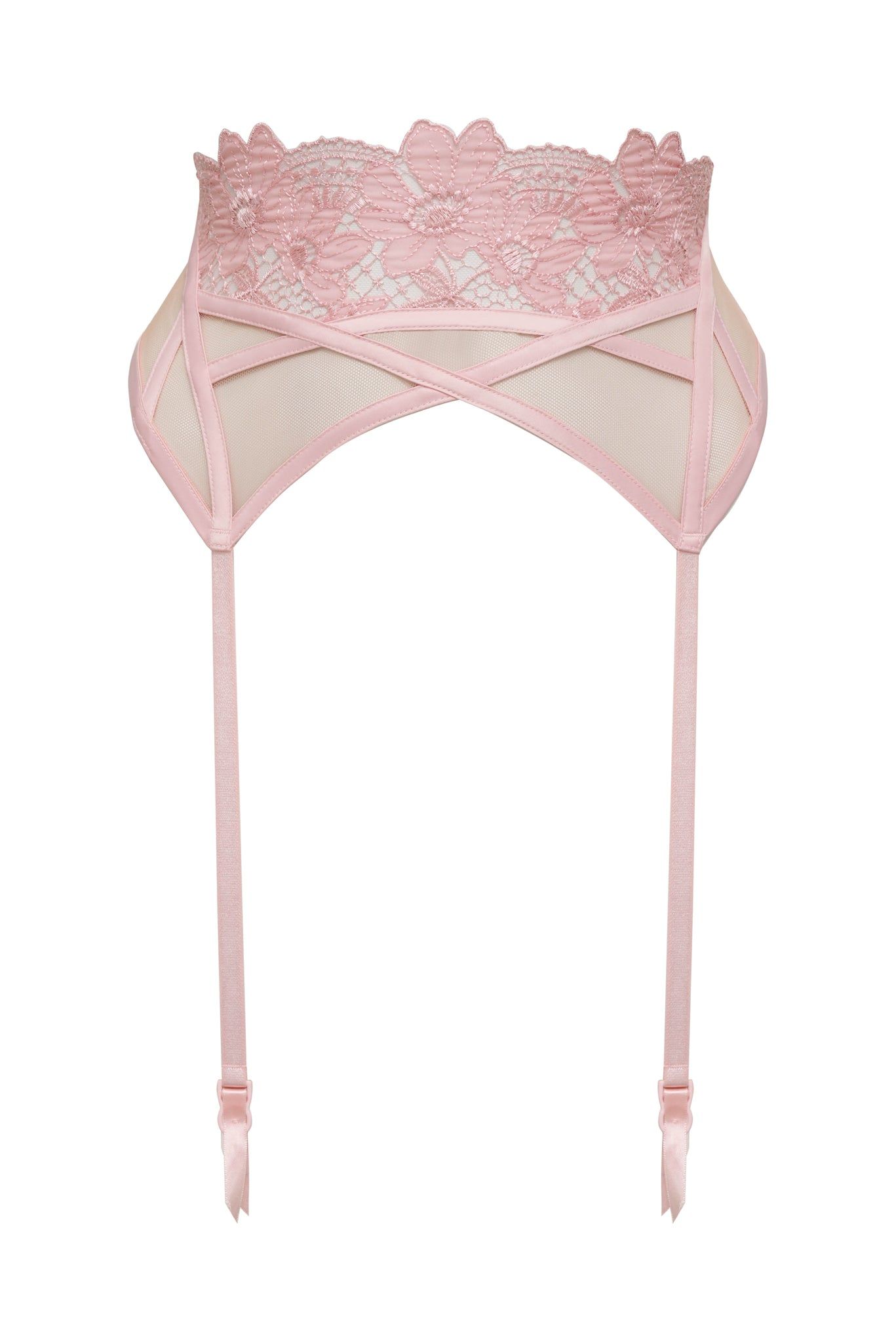Aimee Floral Garter Belt sold by For Love And Lemons product image thumbnail 3