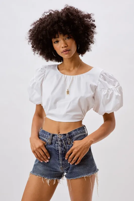 Joanna Crop Top sold by For Love And Lemons