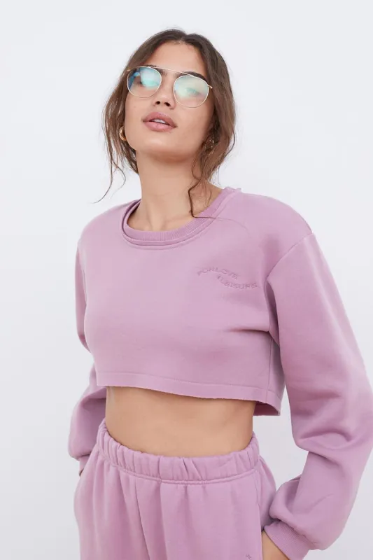 Josie Cropped Sweatshirt sold by For Love And Lemons