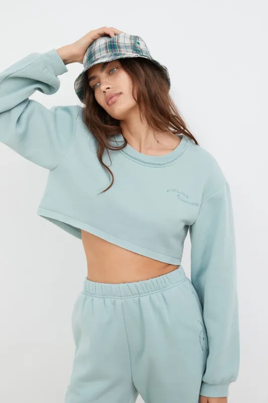 Josie Cropped Sweatshirt sold by For Love And Lemons