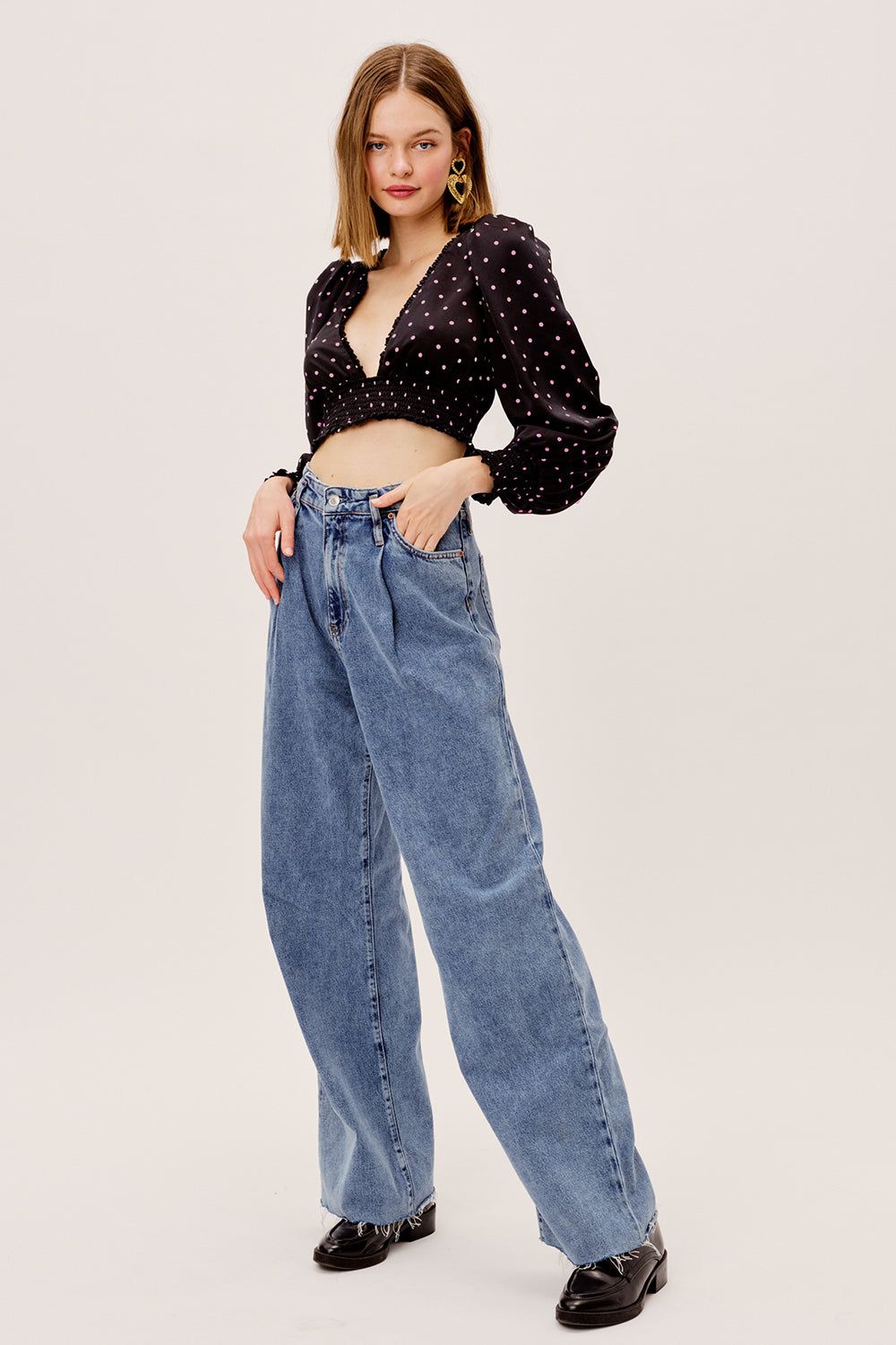 Carissa Crop Top sold by For Love And Lemons product image thumbnail 3