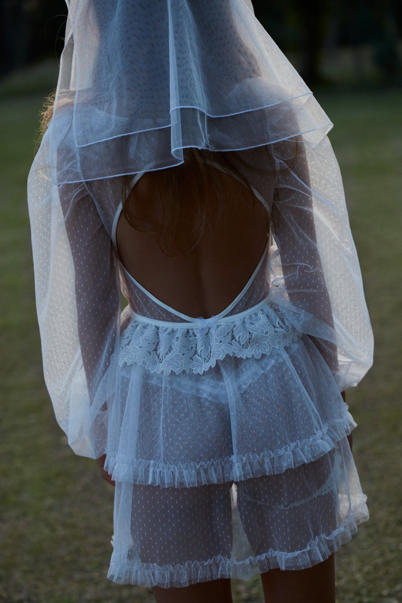 Eternal Rose Applique Slip Dress sold by For Love And Lemons product image thumbnail 8