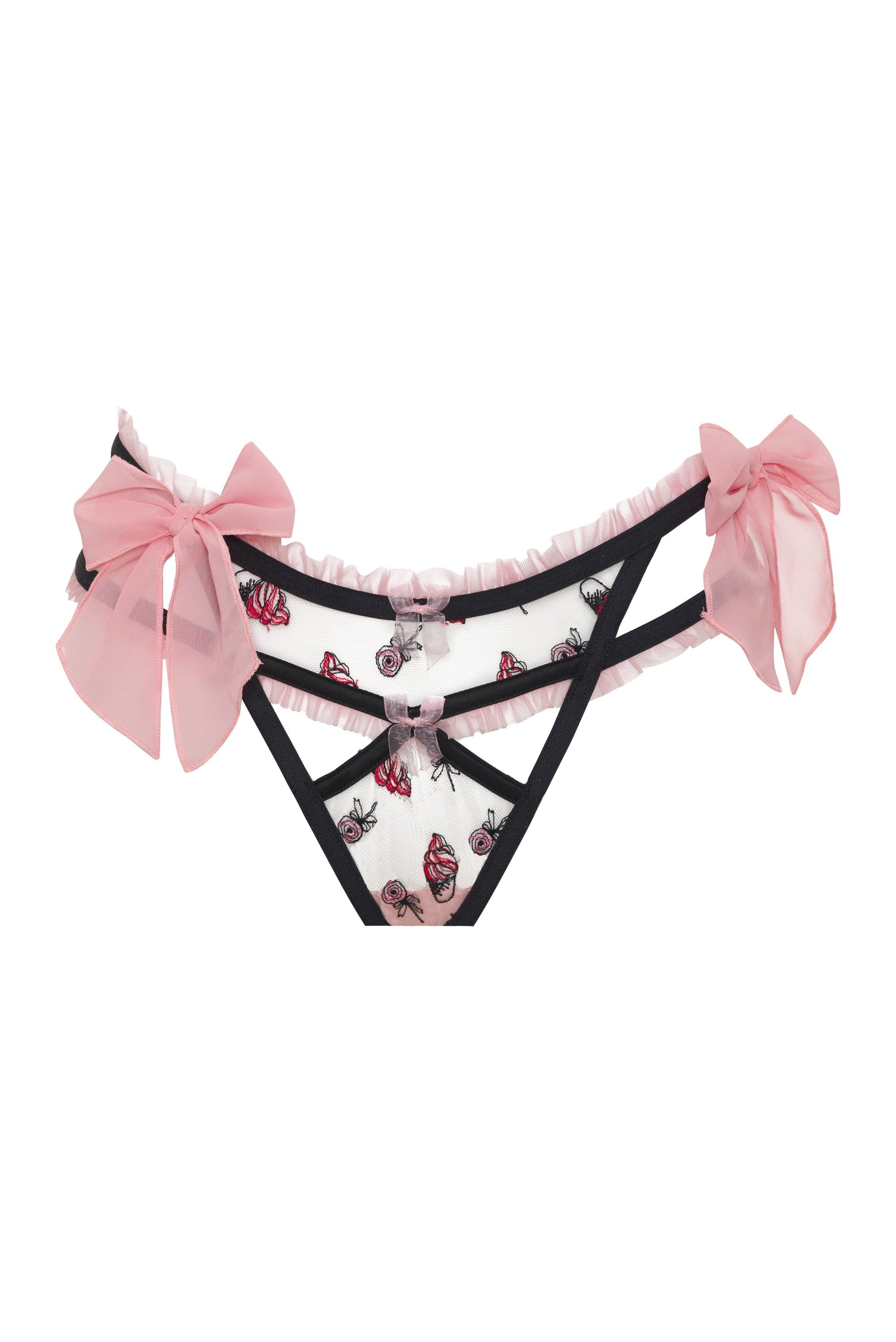 Rosie Bow Panty sold by For Love And Lemons