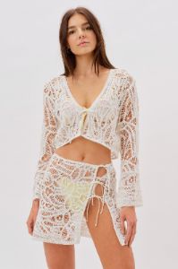 Riviera Skirt Coverup sold by For Love And Lemons