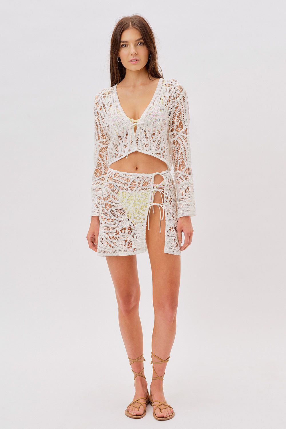 Riviera Skirt Coverup sold by For Love And Lemons