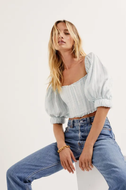 Leslie Crop Top sold by For Love And Lemons