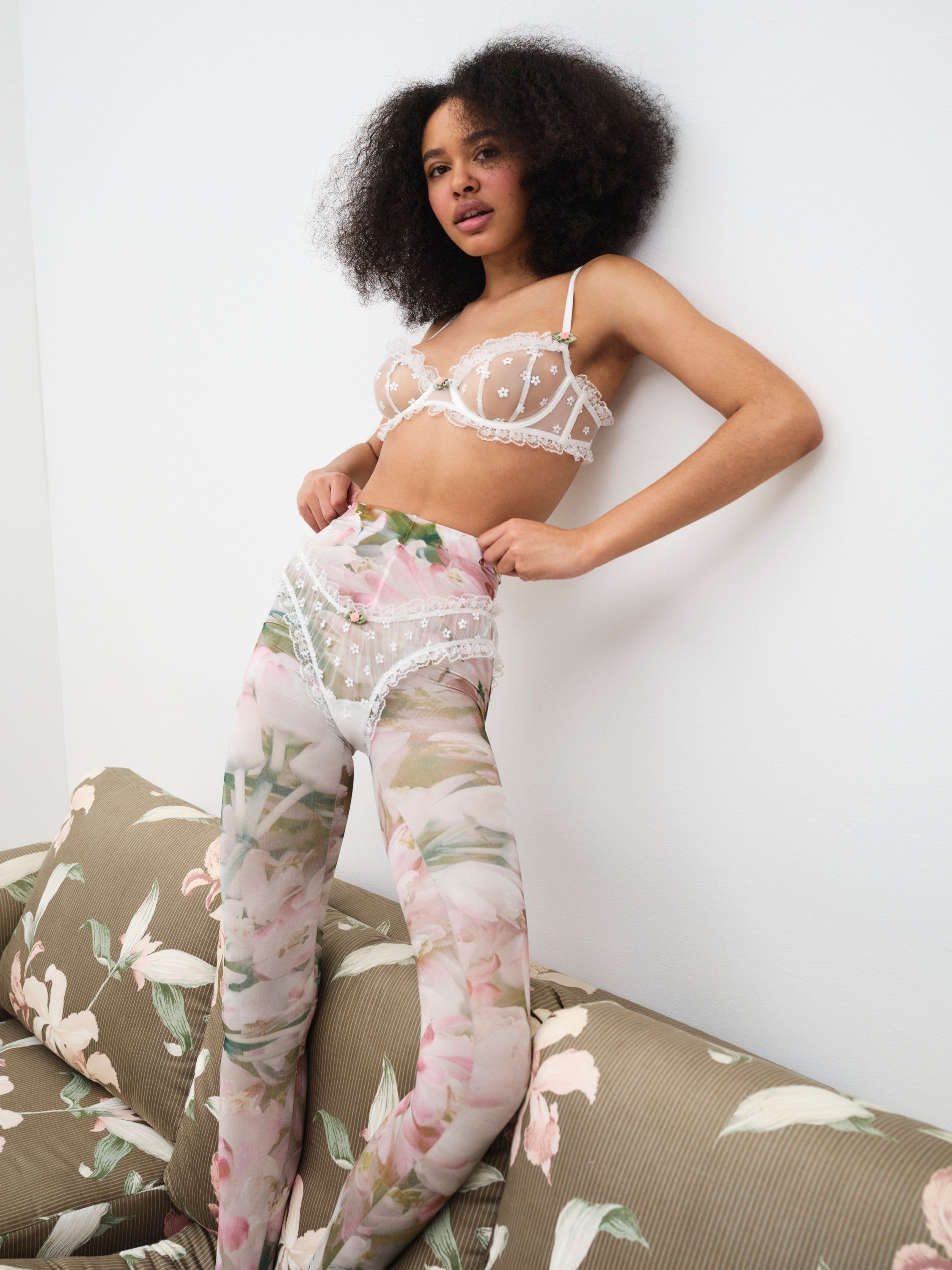 Daisy Underwire Bra sold by For Love And Lemons product image thumbnail 4