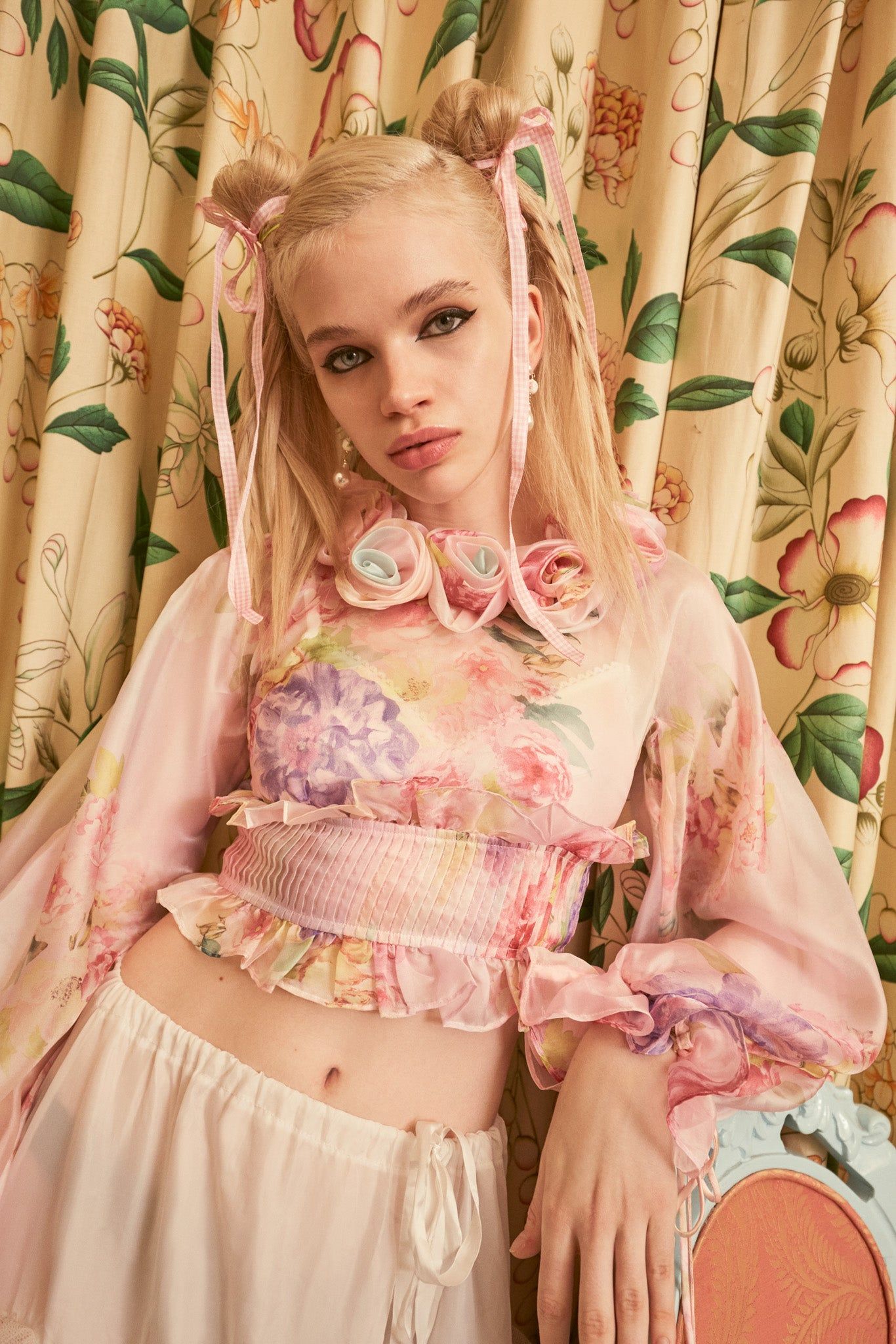 Penny Blouse sold by For Love And Lemons product image thumbnail 4