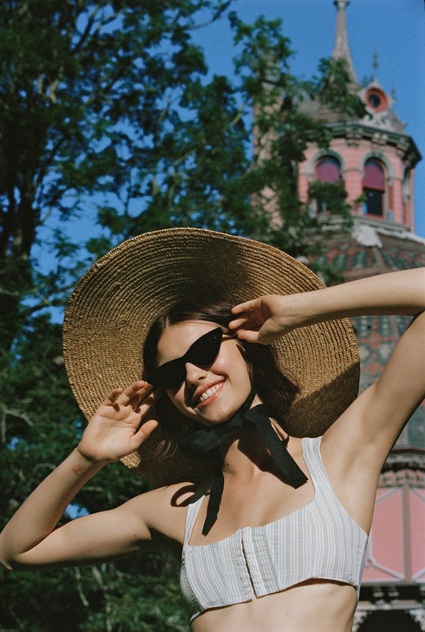 Skyler Crop Top sold by For Love And Lemons product image thumbnail 6